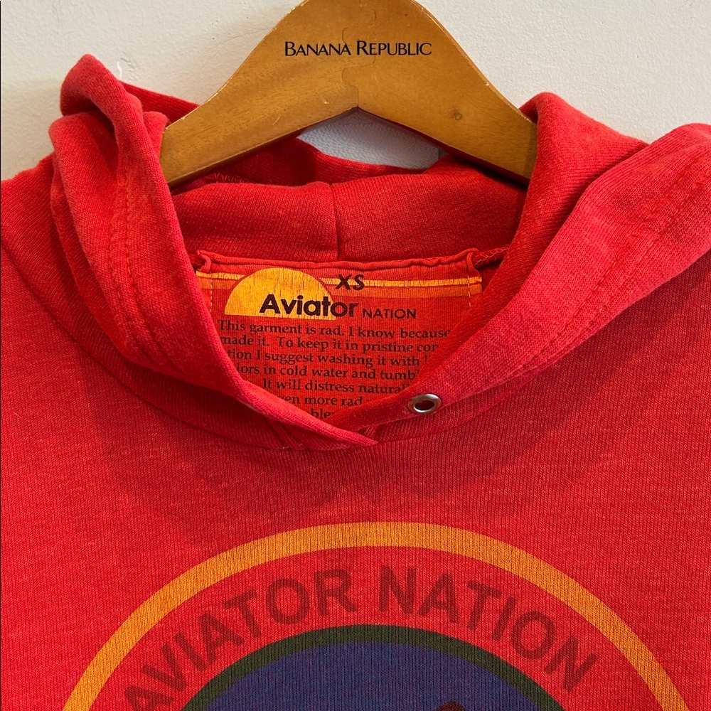 Aviator Nation La Jolla Relaxed Pullover Hoodie - Picture 6 of 9